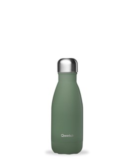 Qwetch Bouteille isotherme inox granit kaki 260ml - 10018